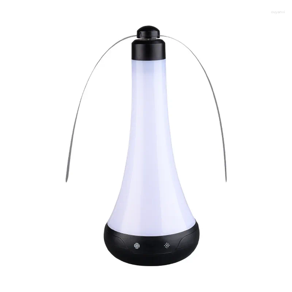 

Lamps Multifunctional Table Mosquito Repellent Fan Light Desk Top Flies Spinner Outdoor Hanging Insect Repeller Rechargeable Lamp