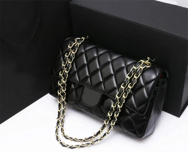 

Designer Bags Shoulder Chain Clutch Flap Tote Bag Wallet Check Purse Double Letter Solid Hasp Waist Square Stripes Women s Handbags Female backpack, Red