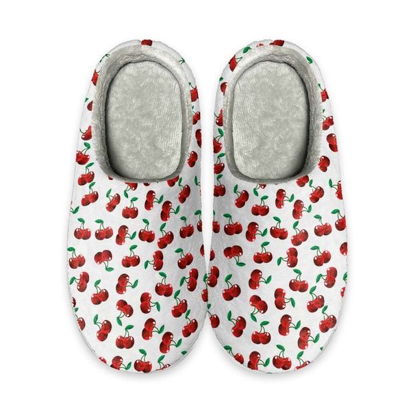 

Beliodome Cherry Womens Home Cotton Memory Foam Slippers Indoor Slip On Shoes Lightweight Bedroom Sleepers Rubber Sole, Hya2071wk4w