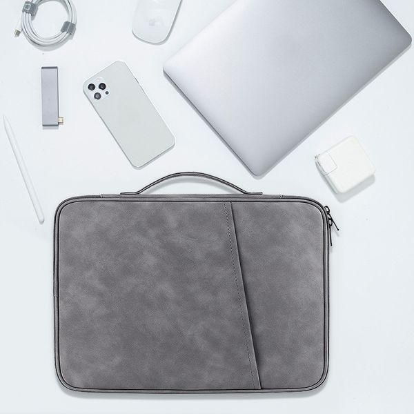 

High quality men and women universal high-quality computer bag protective case practical and versatile portable inner liner fashionable tablet bag storage bag, Black