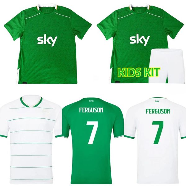 

2024 Ireland jersey Home Green Soccer Jerseys Football Jersey DOHERTY DUFFY Team Tops Tee Egan BRADY KEANE Hendrick Football Shirt Kids northern ireland jersey, Away fans
