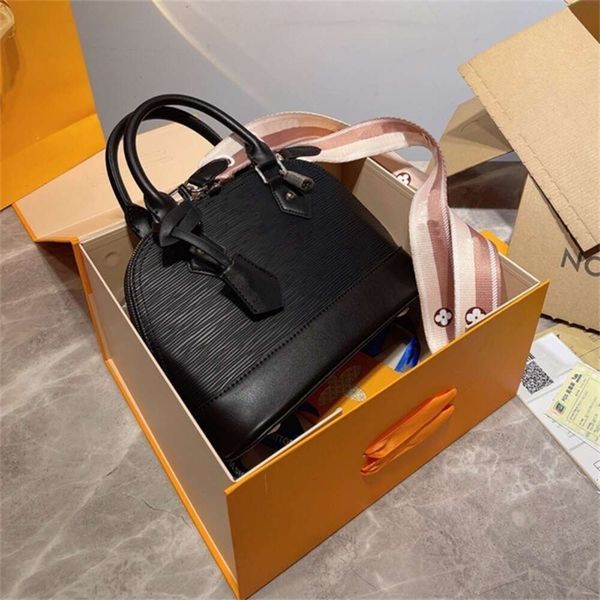 

designer bag luxury classic designer bag wave shell bags with lock multicolors evening squire handbag totes bags shopping purse wallet large capacity shoulder h, Blue 24x19cm