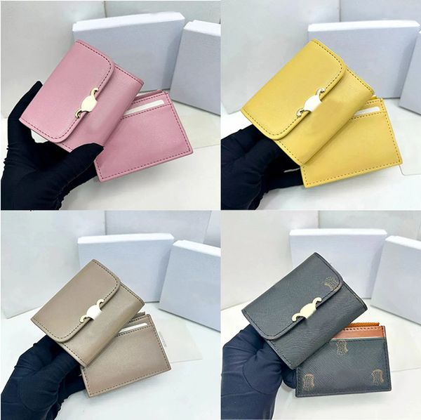 

Women CardHolder Ava Designer Wallet Id Coin Cowhide Leather Fashion Key Pouch Mens Card Holders Zippy Purses Chain Money Wallets Keychain, Lavender