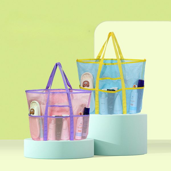 

Designer Women Portable and Practical Wash Bag Large Capacity Beach Bag Storage Bag Multi functional Travel Portable Swimwear Bath Bag, Yellow