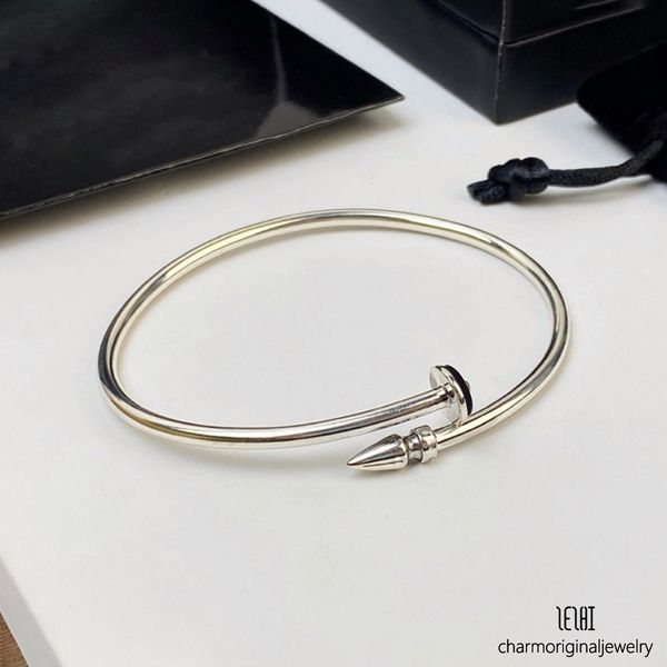 

luxury chrome hesrets bracelet open bangle designer bracelet chrome flower cross fashion personality letter couple hearts lover gifts classic luxury jewelry