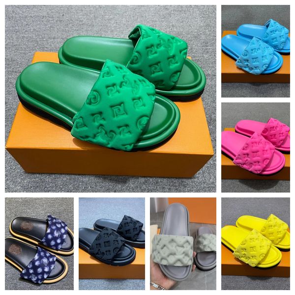 

men luxury shoes women shoes designer slippers casual sandals Cotton Fabric Outdoor Lawn Blue Casual shoes 35-46, A5
