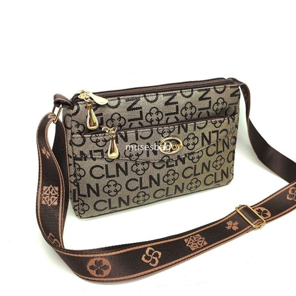 

High quality women designer fashionable trend, middle-aged and elderly retro simple single shoulder crossbody bag practical mother mobile phone zero wallet, Bone crease