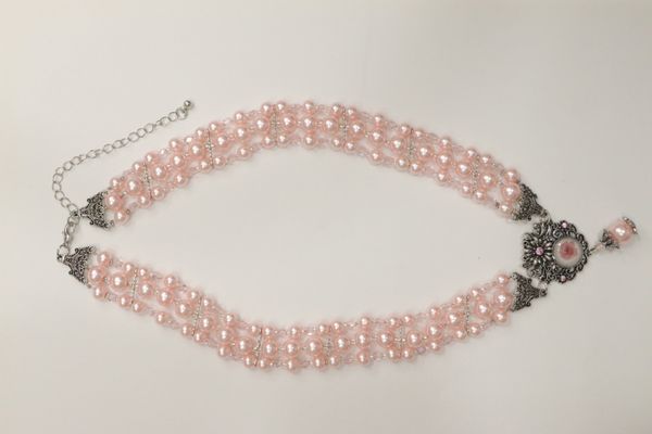 

Necklace, Three Layer Beads Hot Selling New Product Necklace Elegant Women's Exquisite NecklaceZG0013