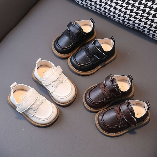 

2024 autumn new 0-3 year old baby walking for boys and girls, soft soled children's leather shoes F613-20, Brown