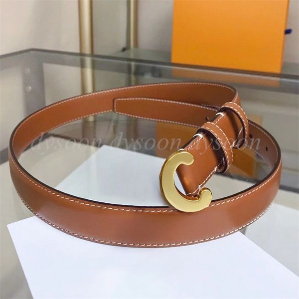 

Top Quality Women Belts Width 1.8cm and 2.5cm Length 90cm- Gold Buckle Female Belts 17178