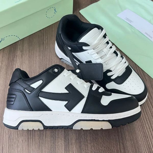 

2024 top Low Tops Platform Sneakers Designer Out Of Office Offs Mens Womens Slim Arrow White Shoes Black Pink Red Green Vintage Bottoms Loafers Designer Lows, Double arrow 7