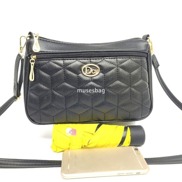 

Designer Women High Quality Fashionable and Versatile Wide Bottom Pull Bone Embroidered Mom Bag Multi functional Oblique Practical Cross Bag, Black-4
