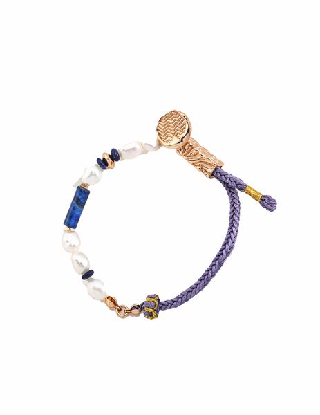

24 new designer bracelet for women luxury jewelry high quality trendy fashion vintage gold Sterling silver pearl lapis lazuli bracelet Irregular design womens gift