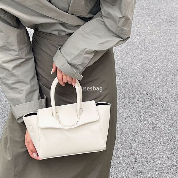 

Versatile and niche French style high-end handbag mother bag for women new casual and versatile wing bag single shoulder crossbody bag, White