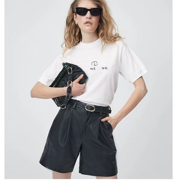 

24ss JAYLIN women white t-shirt printed short sleeved pure cotton soft designer summer tops