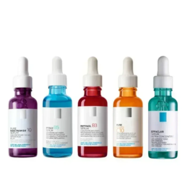 

Suero Facial de 5 piezas, Retinol B3, suero efaclar, vitamina C10, hialu B5, Cicaplast B5, suero hidratante antienvejecimiento