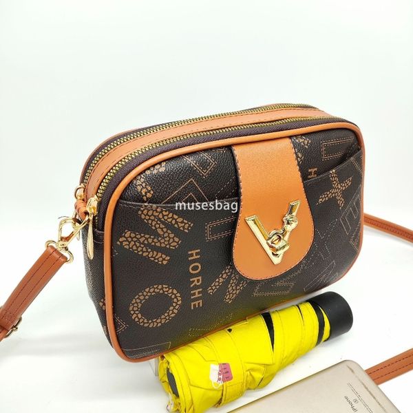 

Designer Ladies High Quality Fashion temperament Multi functional Mom Elegant Retro Versatile Practical Large Capacity Shopping Zero Wallet, Coffee