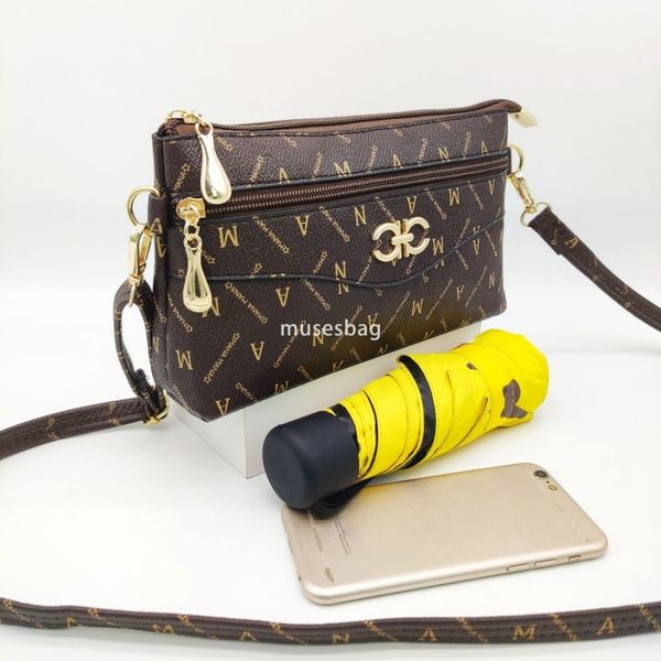 

Designer Women's High end Elegant New Trendy Fashionable Diagonal Straddle Bag Middle aged Retro Multi functional Use Mom to Buy Vegetables Zero Wallet, Lower-case letter