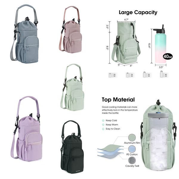 

Outlet factory fashion mobile phone bag 5 colors simple solid color Messenger bag daily Joker mug set sweet little fresh outdoor sports leisure kettle set 1271#, Green