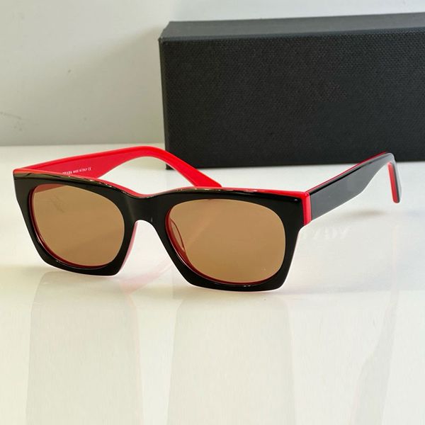 

Luxury Mens Womens agate blue sunglasses acetate fiber frame sunglasses 8818 Mens designer casual rectangular sunglasses UV400 Womens retro high end sunglasses