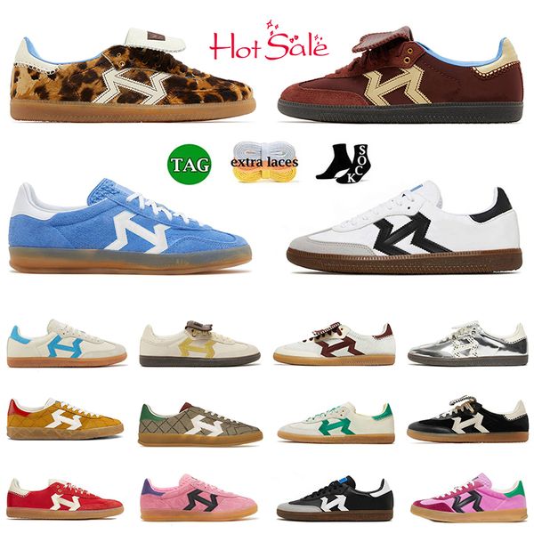 

High Quality New Leopard Womens Wales Bonner Mens Designer Shoes Women Sporty And Rich Vegan Ninety Original Sneakers Silver Nylon Brown Fashion Casual Trainers, Clear