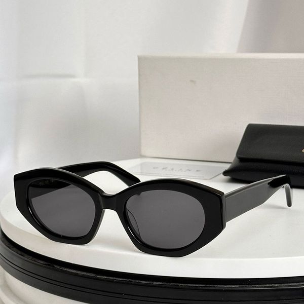 

Oval Sunglasses Womens Retro personality Fashion Glasses UV400 Protective acetate Frame Glasses Womens Designer Oval Sunglasses CL40238 Top quality