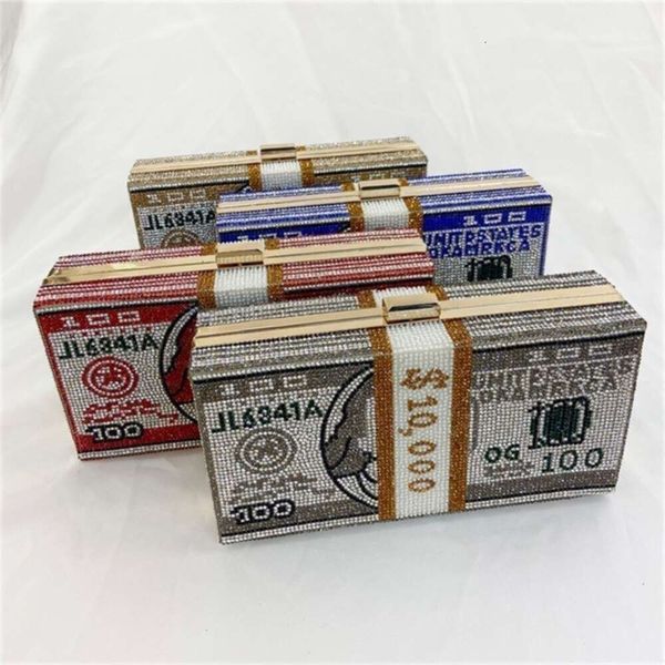 

designer bag Dollar Clutch Purse Rhinestone Evening Handbag, 220.5x10.5x5.5cm