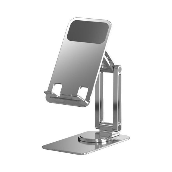 

rotating Metal mobile phone holder Aluminum alloy folding desktop mobile phone holder Lazy tablet live broadcast bracket Wholesale