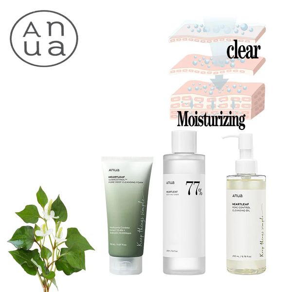 

Anua Heartleaf 77% Korean Skin Care Moisturizing Toner Makeup Remover Lotion Blackhead Moisturizing Oil Control Deep Cleansing