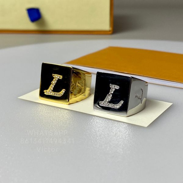 

Men For Designer Plated LW Gold Woman Ring Highest Counter Advanced Materials Dia Fashion Jewelry Classic Style Exquisite Gift With Box 00
