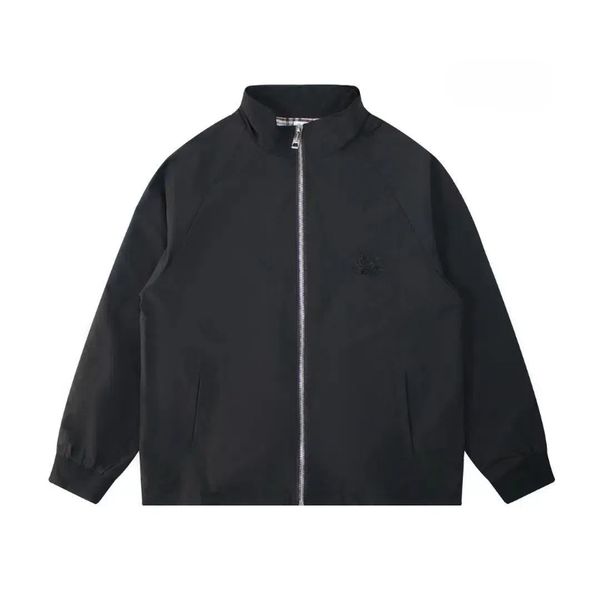 

2024 Fashion designer Mens Jacket Goo d Spring Autumn Outwear Windbreaker Zipper clothes Jackets Coat Outside can Sport Size M-3XL Mens Clothing, Black
