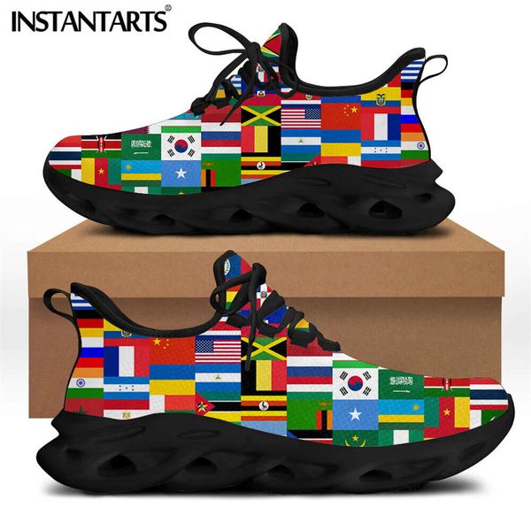 

INSTANTARTS World Flags Designer Men Shoes Spring Casual Outdoor Footwear Non-slip Walking Sneaker Breathable Flats Zapatillas, Htgf332f21b
