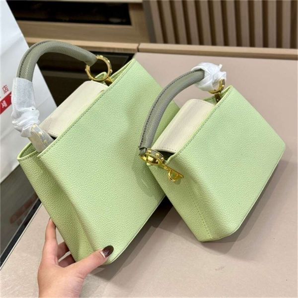 

designer bag Designer Bag Classic Elegant Plain Color Soft Real Leather Capucine Taurillon Lady Lock Me Louies Handbag Crossbody Women Brand Handle Purs, 4 28cm