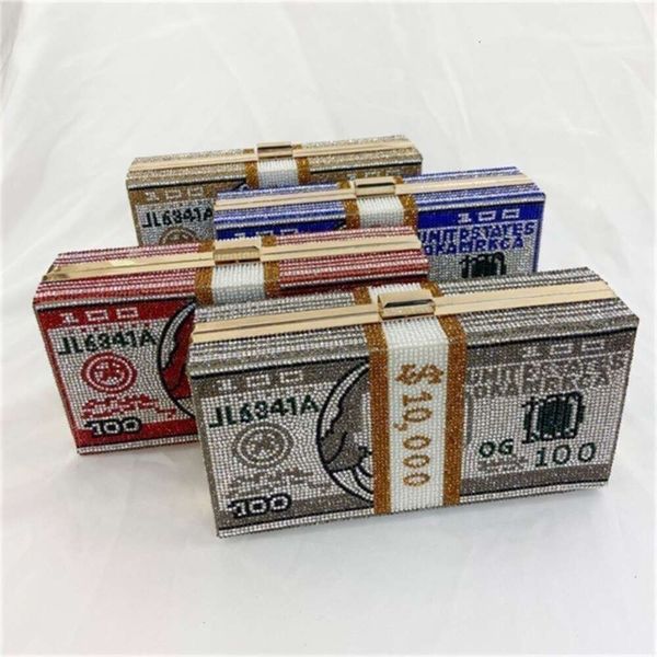 

designer bag Dollar Clutch Purse Rhinestone Evening Handbag, 220.5x10.5x5.5cm