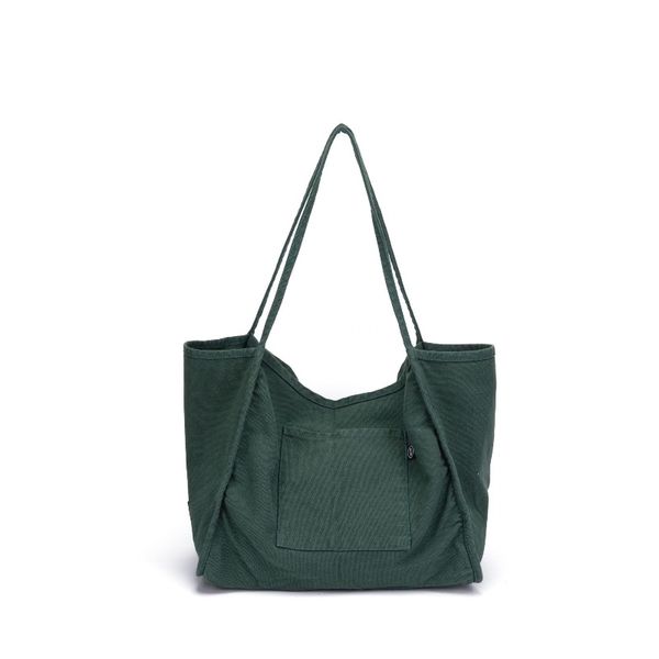 

Designer Women's High end Classic Versatile Multi functional Handbag Fashion Tote Shoulder Strap Single Shoulder Canvas Large Capacity Shopping Bag, Green