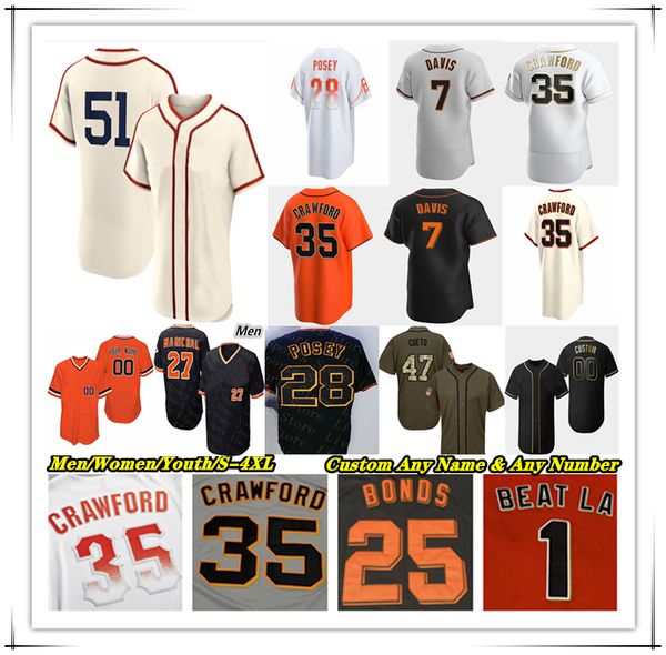 

Baseball Jersey Matt Chapman Heliot Ramos Thairo Estrada Michael Conforto Mike Yastrzemski LaMonte Wade Jr Logan Webb Jung Hoo Lee Mays Bonds Buster Posey Lincecum, Men retro orange style