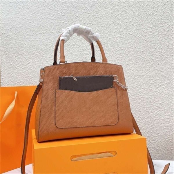 

designer bag Fashion Designer Bag Women Shoulder Lady Marelle Tote BB Classic Hobo Grace Evening Plain Colors Soft Leather Louies Handbag Trend Brand Bel, 2 30x23cm