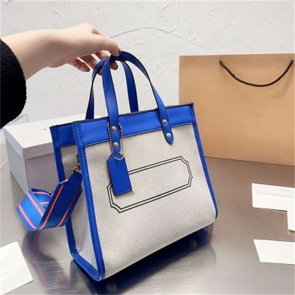 

designer bag Top Luxury Designer Bag Lady Field Tote Canvas Nylon Totes Bags Four Color High Quality Working Handbags Designers Canva Original Tote Bag Pu, Blue 22x20cm