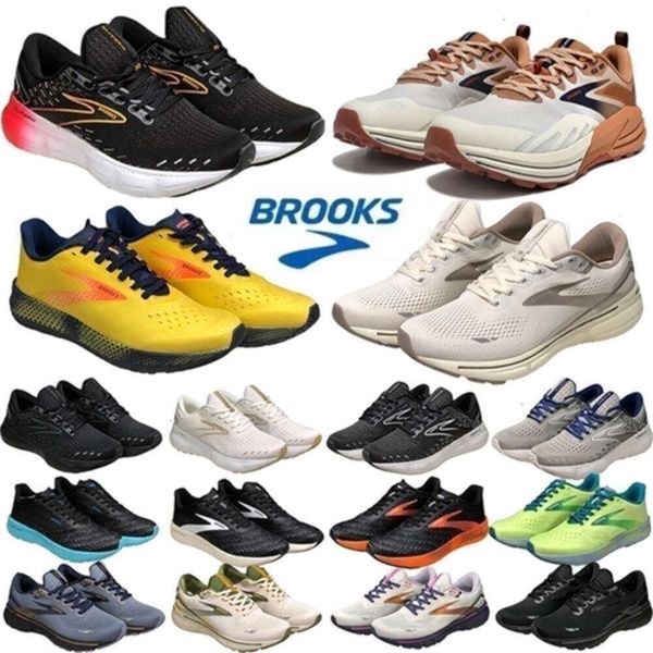 

brooks glycerin Gts 20 Ghost 15 16 running shoes for women designer sneakers hyperion tempo triple black white yellow blue mens womens outdoor sports trainers