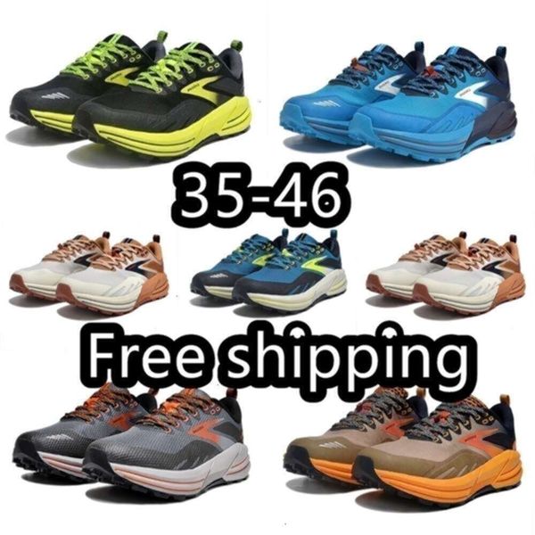 

Designer shoes Brooks Running Shoes Women Ghost Triple Black White Grey Yellow Orange Trainers Glycerin, Blue