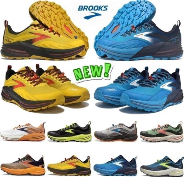 

Casual Brooks Cascadia running shoes designer mens womens Outdoor sports sneakers trainers Hundred Hollowed black white bule green orange EUR 36-45, 7_color