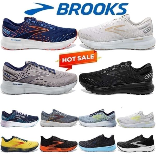 

Brooks Running Shoes for Women Glycerin 20 Designer Sneakers Hyperion Tempo Triple Black White Grey Navy Blue Orange Mens Womens Outdoor Lace Up Sports, Item4