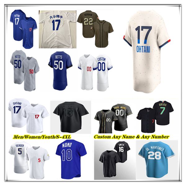 

Shohei Ohtani Baseball Jersey Enrique Teoscar Hernandez Freddie Freeman Will Smith Gavin Lux Mookie Betts Andy Pages Miguel Rojas Tyler Glasnow Gavin Stone Taylor, Men player version white style