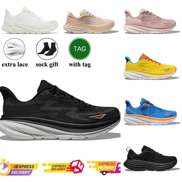 

Hokashoes Clifton 9 Hokaa Running Shoes One Women Bondi 8 Free Runner Women White Eggnog Shifting Sand Triple Black Run Shoe Trainer Senaker, Grey