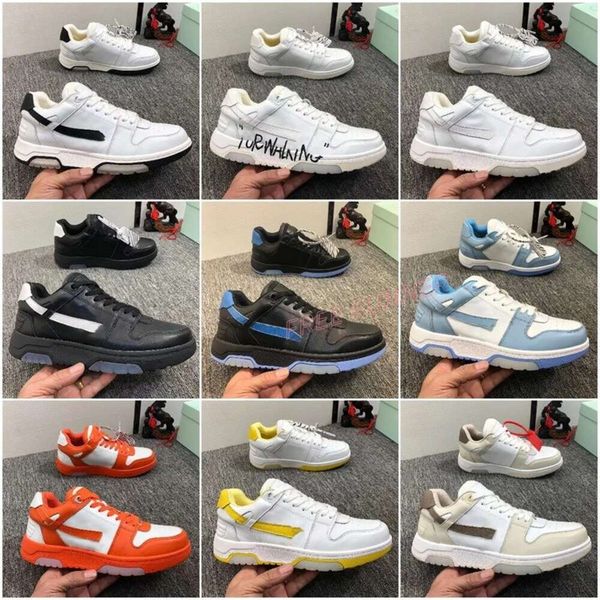 

Casual Designer Shoes Out Off Office Luxury Women Men Loafers Sneakers Mixed Color Lace Up Flat Men Top Offs Navy Blue Vintage Distressed Trainer, Red