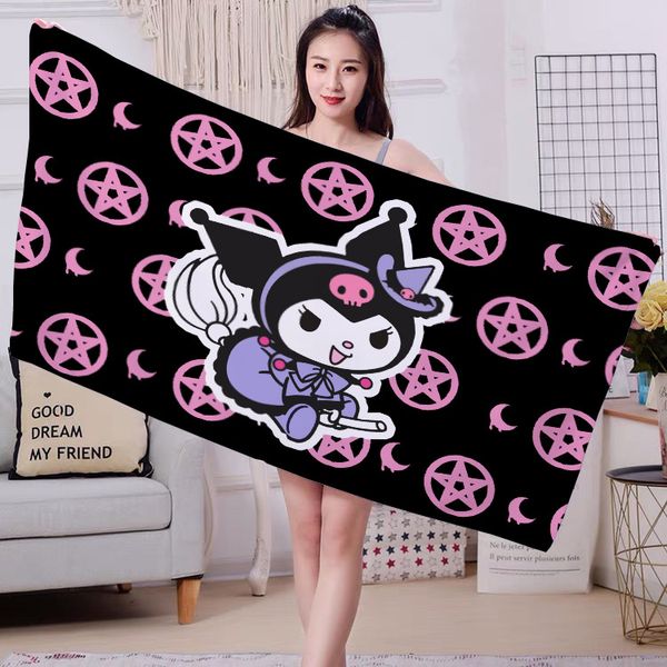 

Cartoon series cute and skin friendly ultra-fine fiber beach towels blanket, Style 4