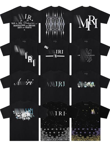 

AMRmens t High shirt summer Mens womens couples outfits Street spray paint graffiti designer shirts Loose and versatile tshirt Multi-style choose asian size s-xl, Clothing 5