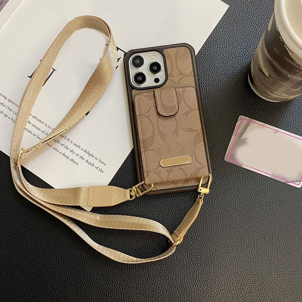 

Designer Wallet Case Leather Card Holder for Apple iPhone 15 14 Pro Max 13 12 11 Xr Fashion Crossbody Mobile Cover Cell Phone Cases, L3