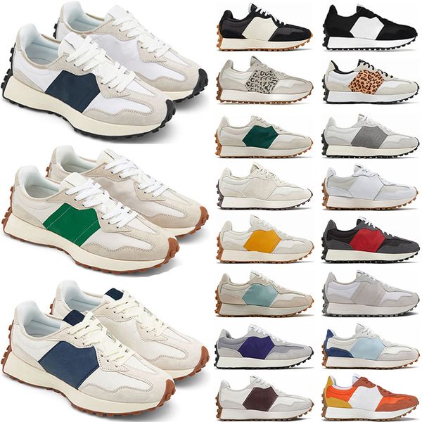

free shipping 327 designer running shoes men women 327s black white sea salt vintage beige brown suede grey blue yellow red mens trainers sports sneakers, Split