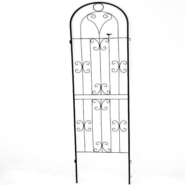 

Climbing plant metal garden grid frame rust proof and sturdy black iron grid plant outdoor climbing vegetables, roses, potted plants, flowers